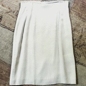 Linen-look taupe skirt